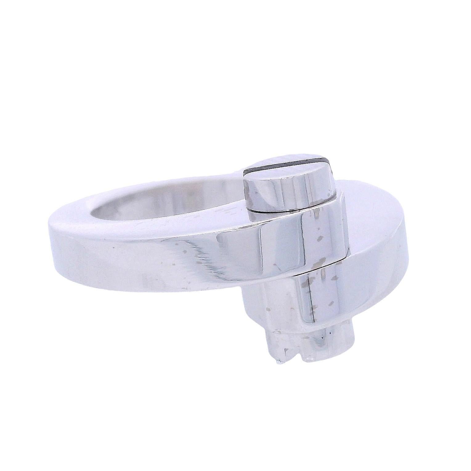 CARTIER Anillo Menotte de Oro blanco de 18 quilates en venta 1