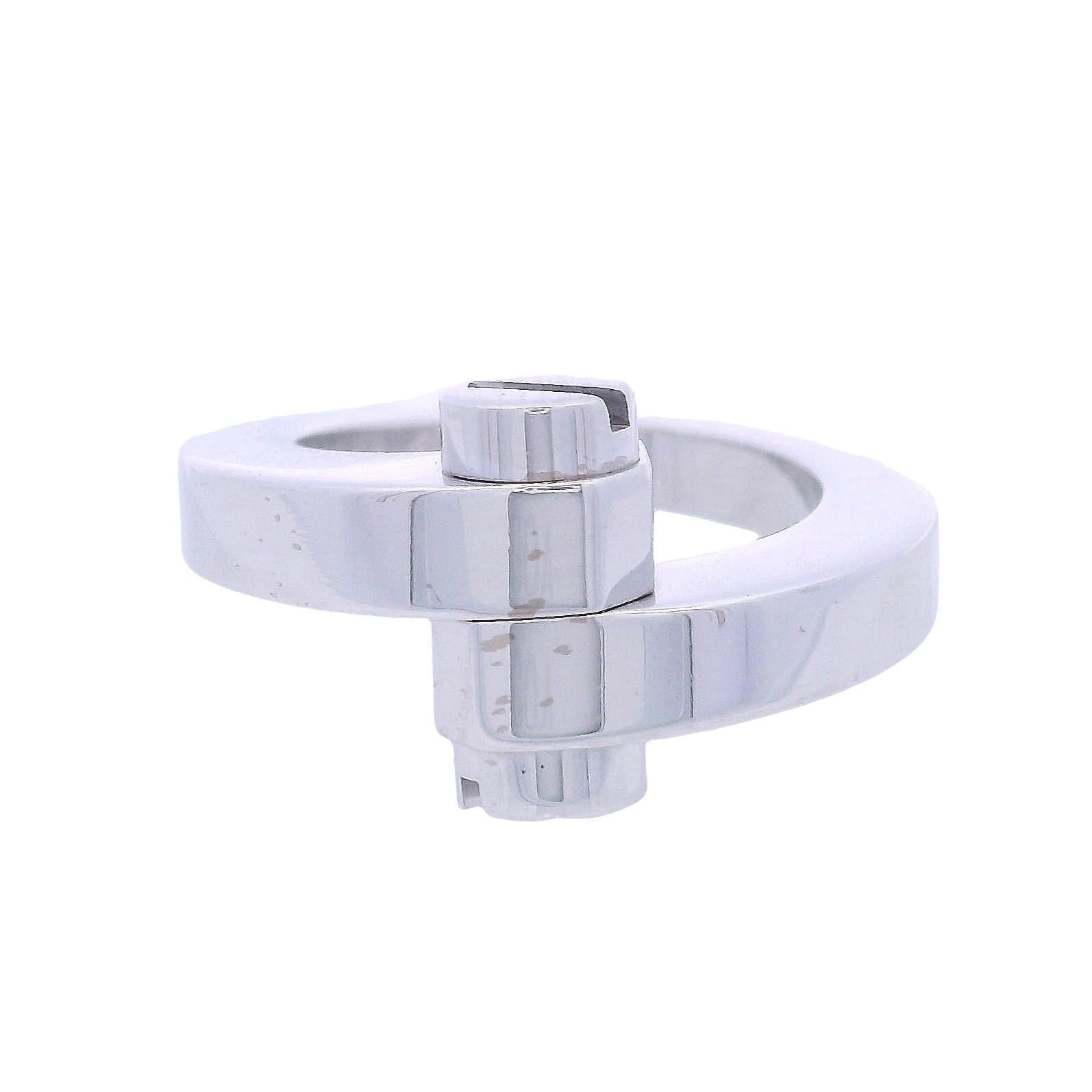 CARTIER 18kt white Gold Menotte Ring