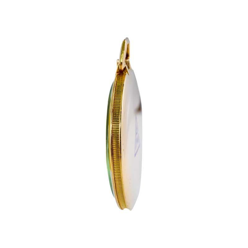 Cartier 18Kt. Yellow Gold Art Deco Open Faced Pocket Watch Hand Made 1920's For Sale 3