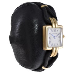 Cartier 18Kt. Yellow Gold Art Deco Styled Watch with Original Buckle from 1930's