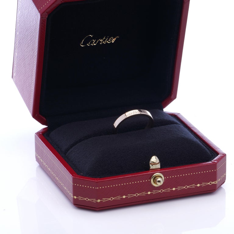 Cartier 18kt. Rose Gold Band Ring For Sale 1
