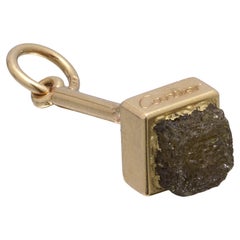 Cartier 18kt Yellow Gold Rough Diamond Pendant