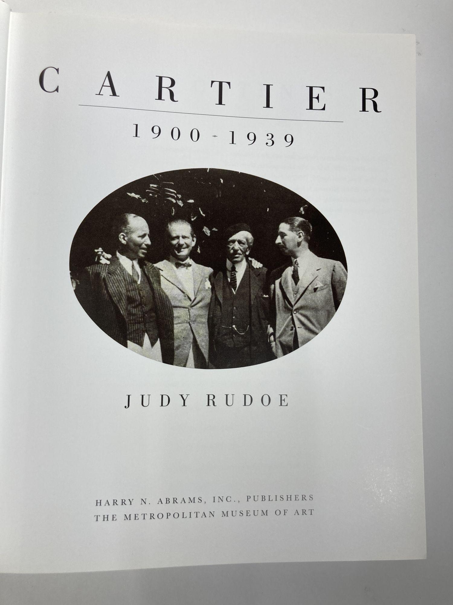 Cartier 1900 to 1939 Hardcover Book In Good Condition In North Hollywood, CA