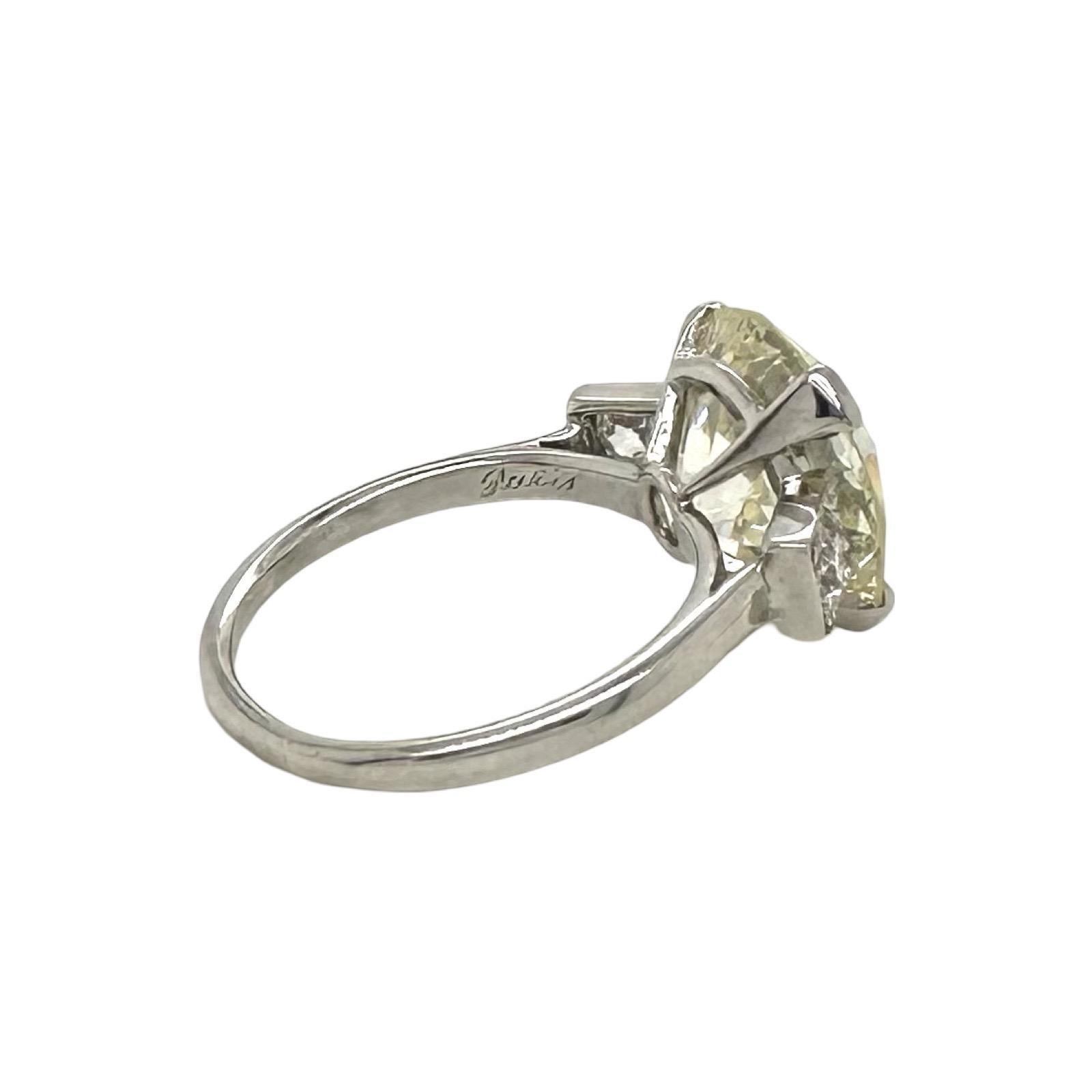 cartier art deco engagement ring