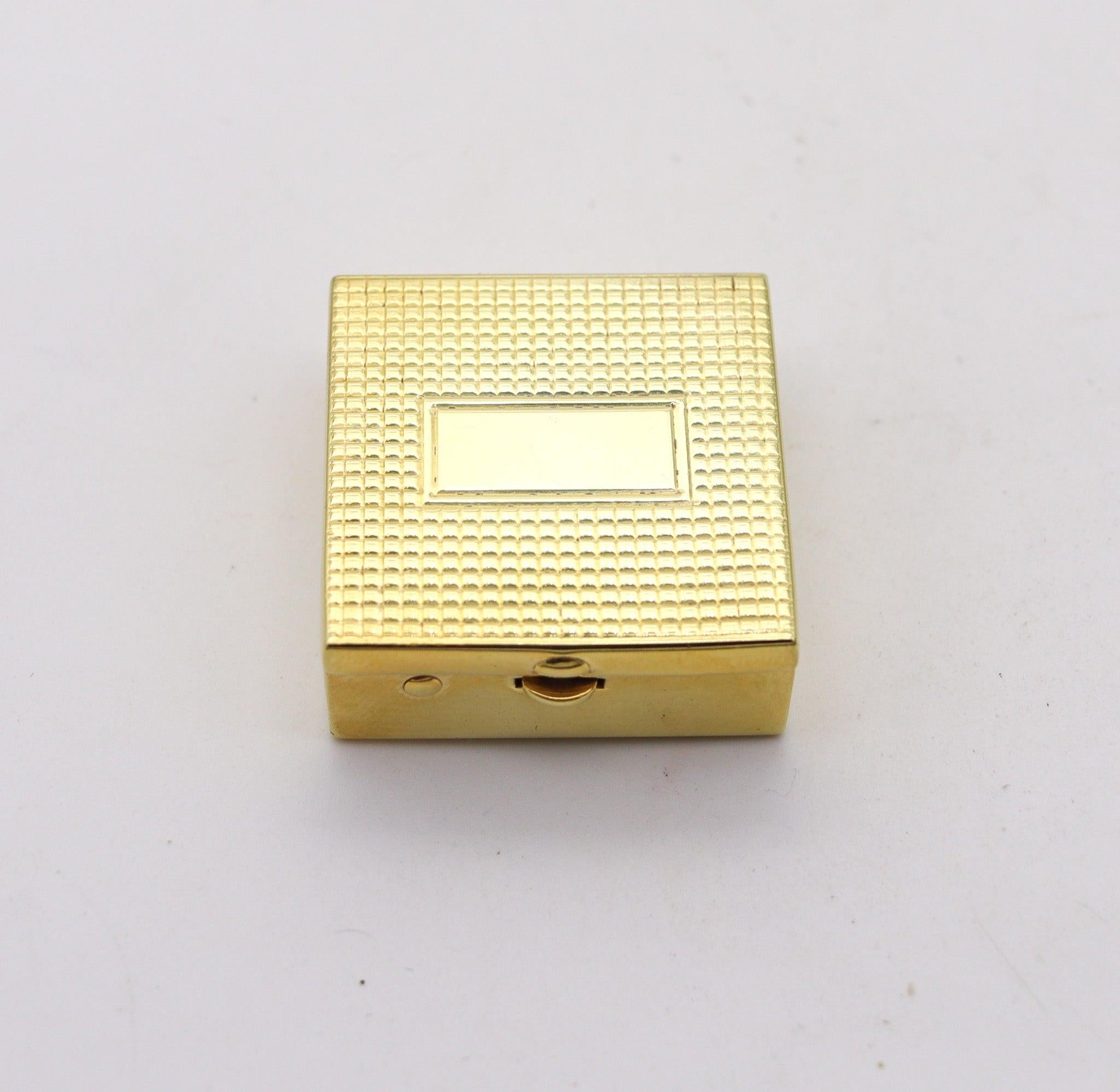 yellow square pill