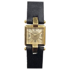 Cartier Cartier 1930er EWC Gold Damen mechanische Armbanduhr