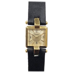 Vintage Cartier 1930s EWC Gold Ladies Mechanical Wristwatch