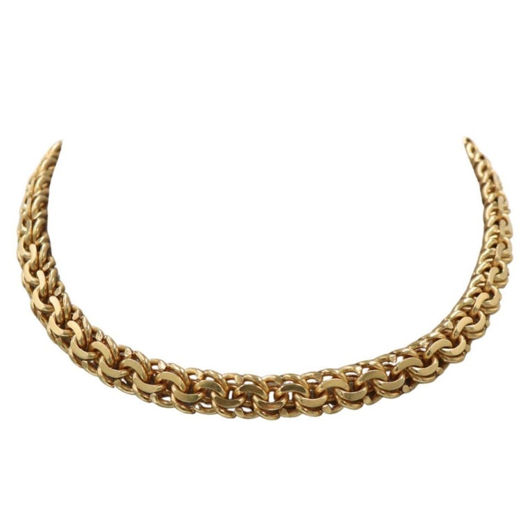Cartier 1940s CCartier 1940s Chain Link Necklace Bismark Pattern