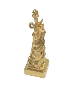 Cartier 1940s Patriotic Statue of Liberty Yellow Gold Charm