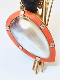 Cartier 1950 Masaï Brooch