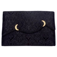 Cartier - Pochette de soirée noire des années 1960 