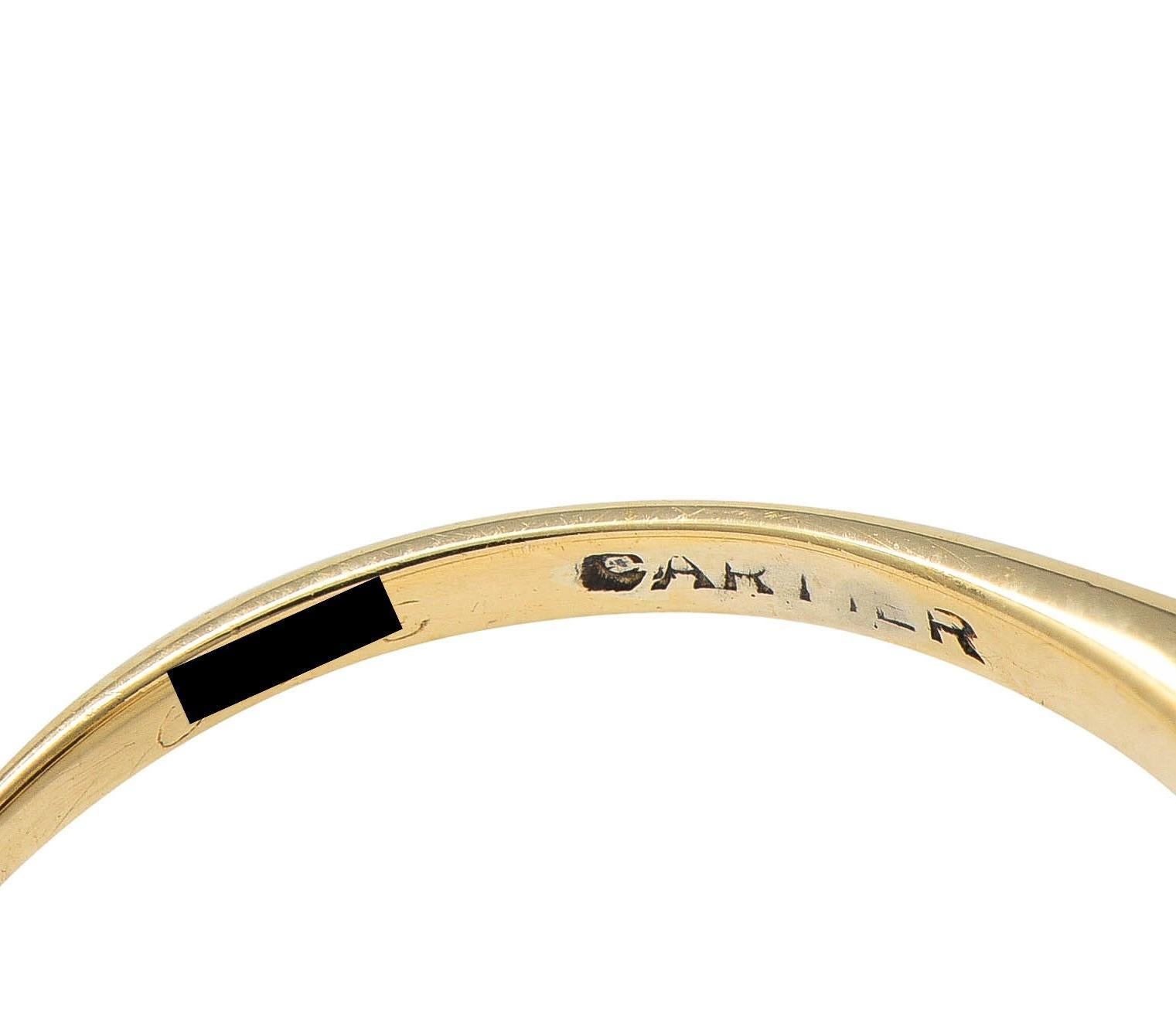 Cartier 1960's Diamond Opal Platinum 18 Karat Gold Vintage Halo Ring For Sale 4