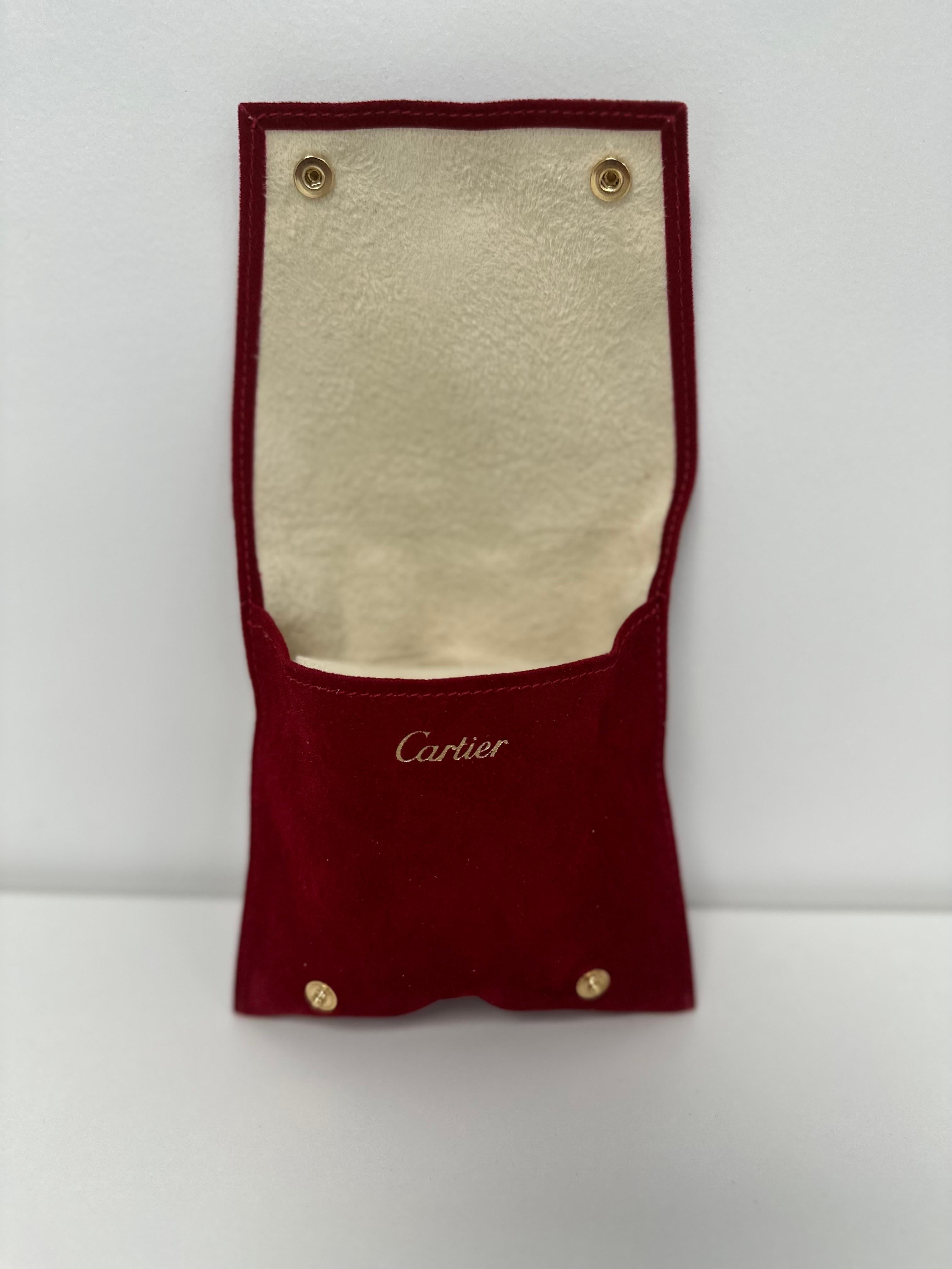 Cartier 1960s Enamel and Gold Earrings 2