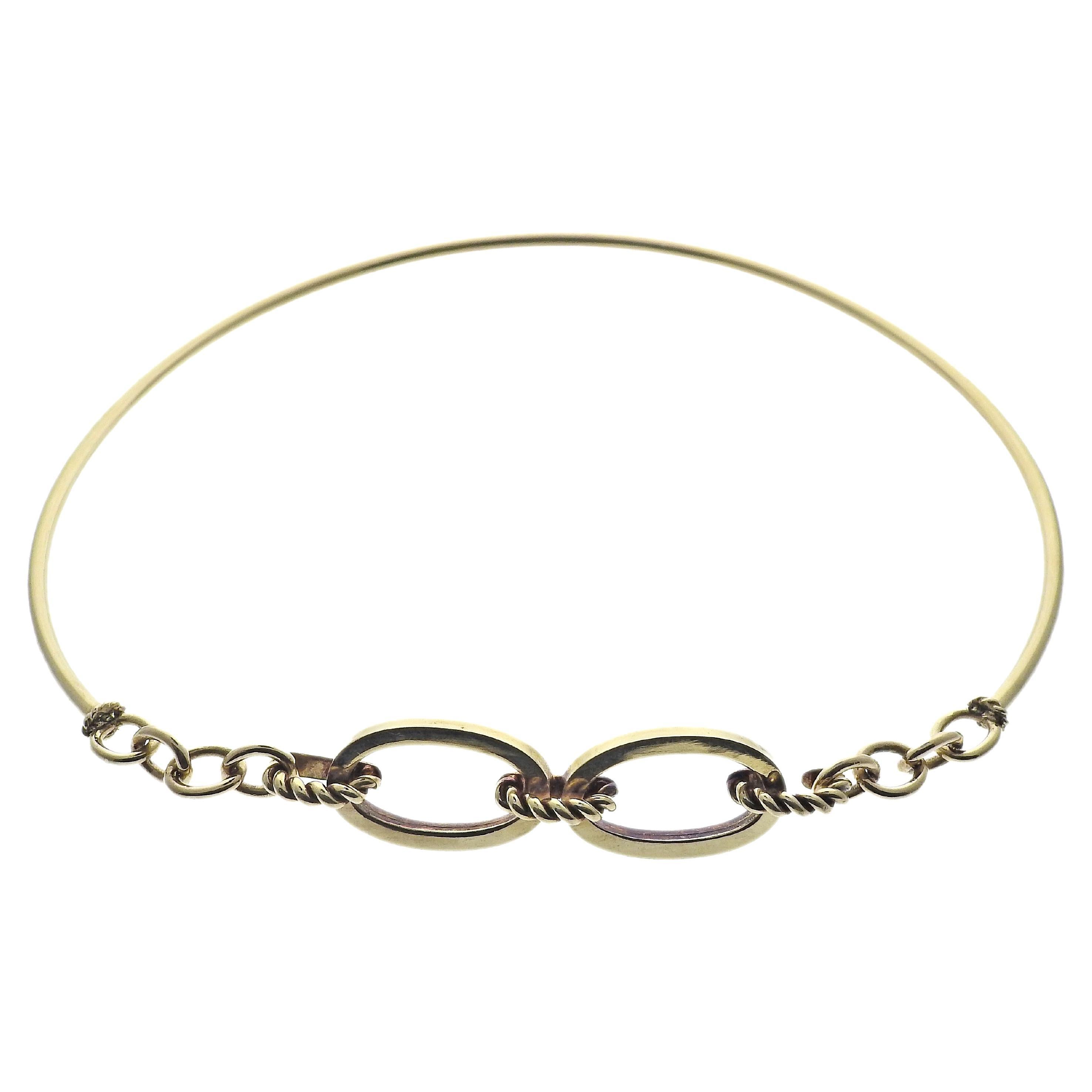 Cartier 1960s Gold Choker Necklace For Sale