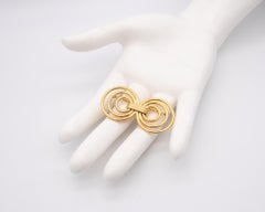Cartier 1970 By Aldo Cipullo Brooch Pin In 18Kt Vermeil Over Sterling Silver
