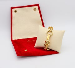 Cartier 1970 Hercules Knots Statement Links Bracelet In Solid 18Kt Yellow Gold