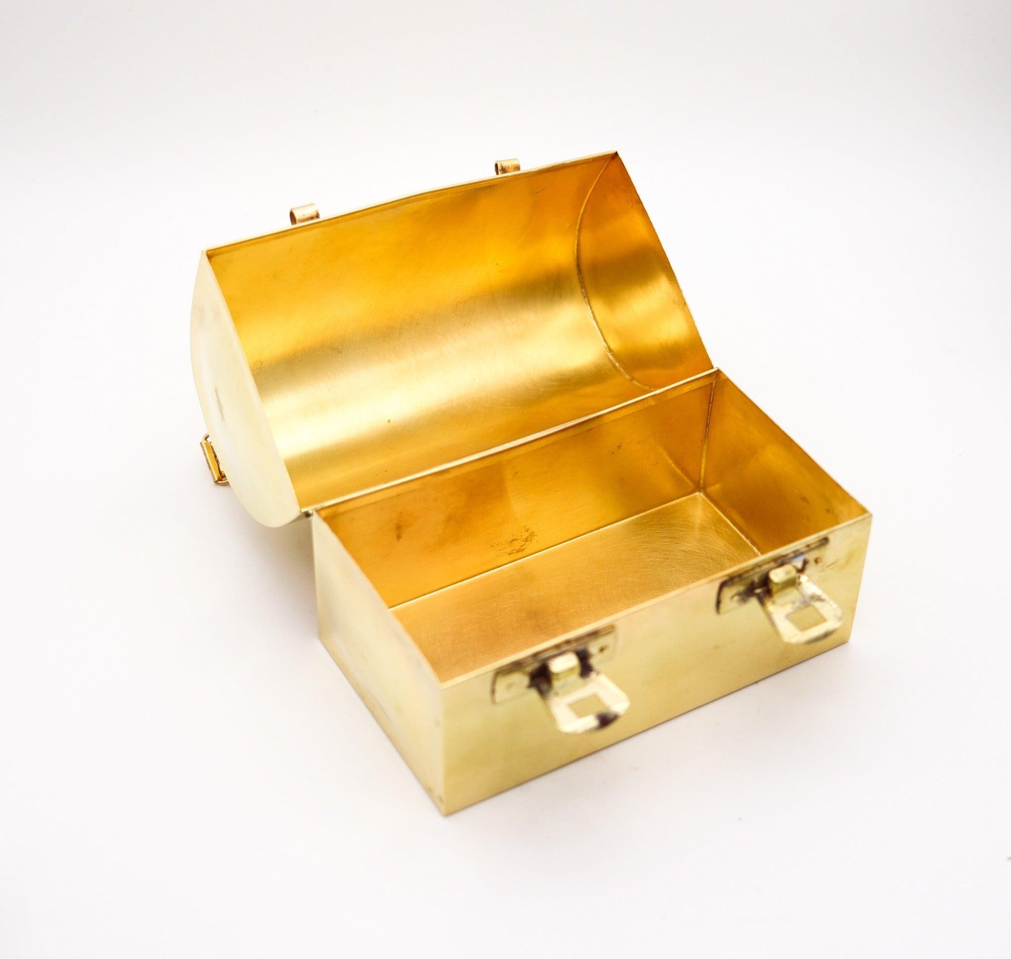CARTIER 1970 Bolso monedero de Nueva York en oro de 18 quilates vermeil sobre plata de ley en Excelente estado para la venta en Miami, FL