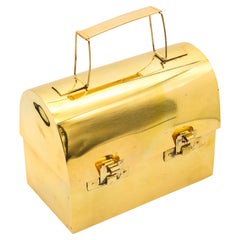 Cartier 1970 New York Portafoglio Lunch-Box in oro 18 carati su sterlina