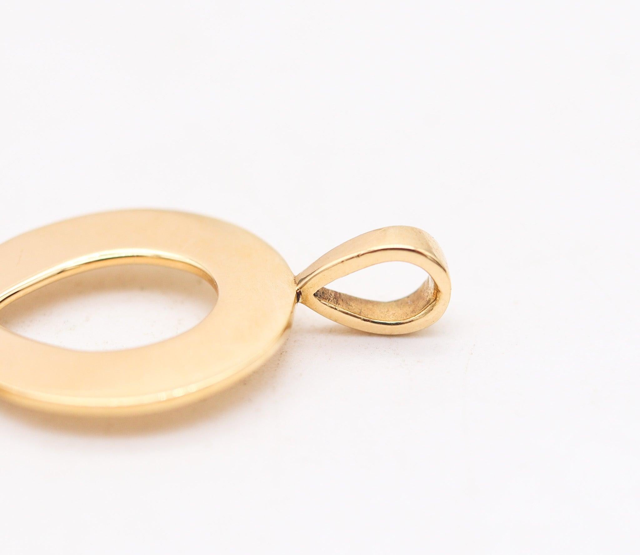 CARTIER 1970 Vintage ägyptischen Ankh Kreuz Anhänger in massivem 18Kt Gelbgold im Angebot 2