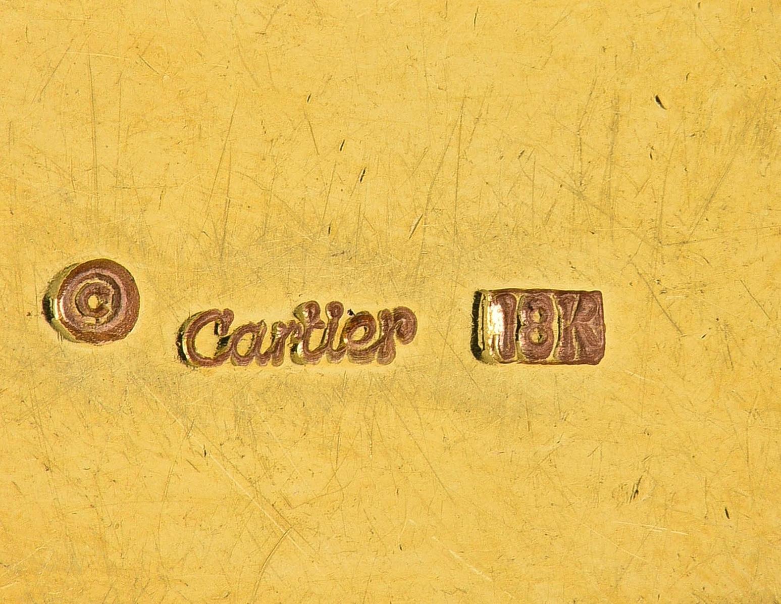 Cartier 1970's 18 Karat Yellow Gold Vintage 1 Ounce Gold Bar Ingot Pendant Charm For Sale 4