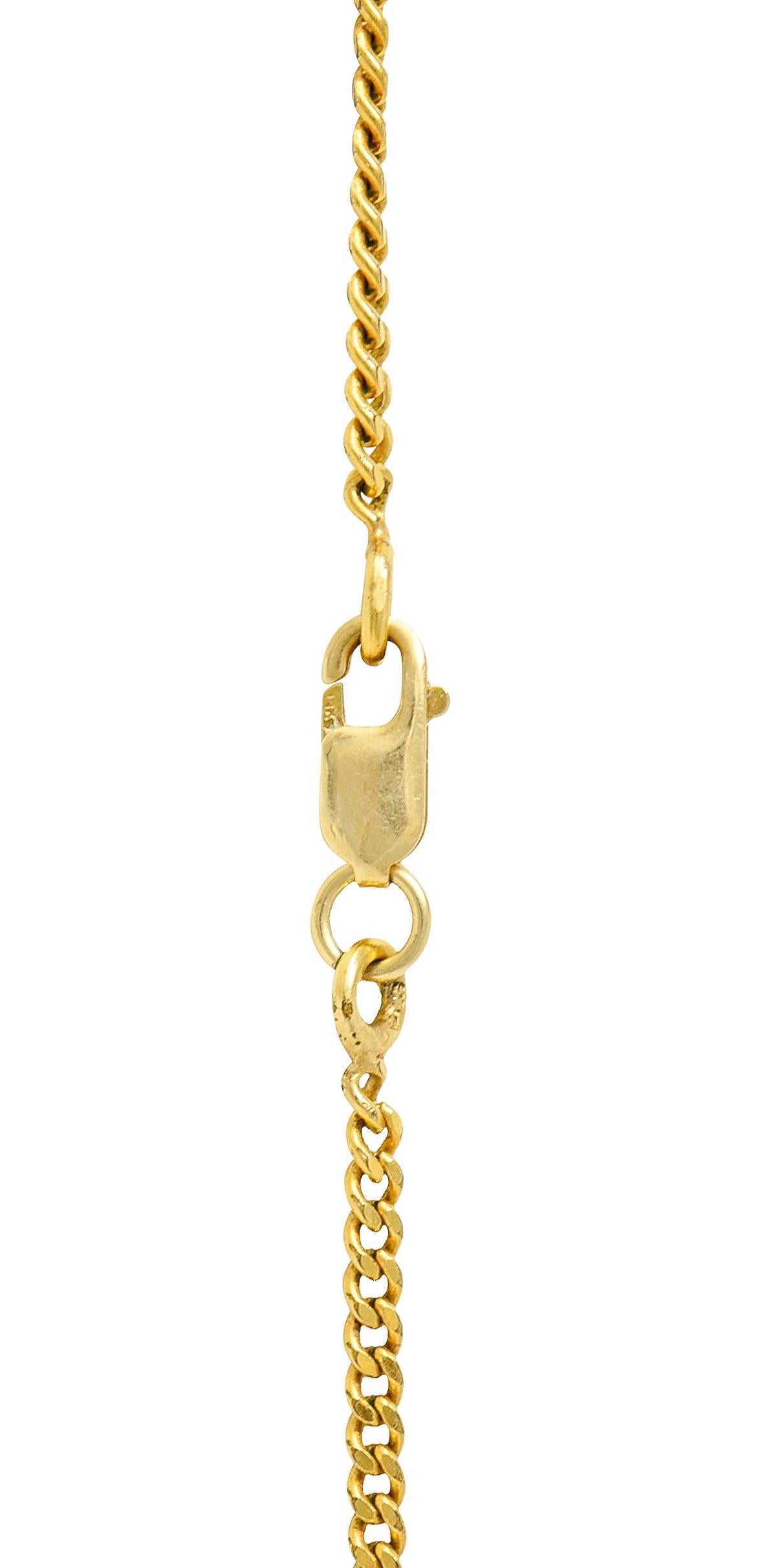 Cartier 1970's Vintage 18 Karat Gold Golden Fleece Ram Pendant Necklace 2