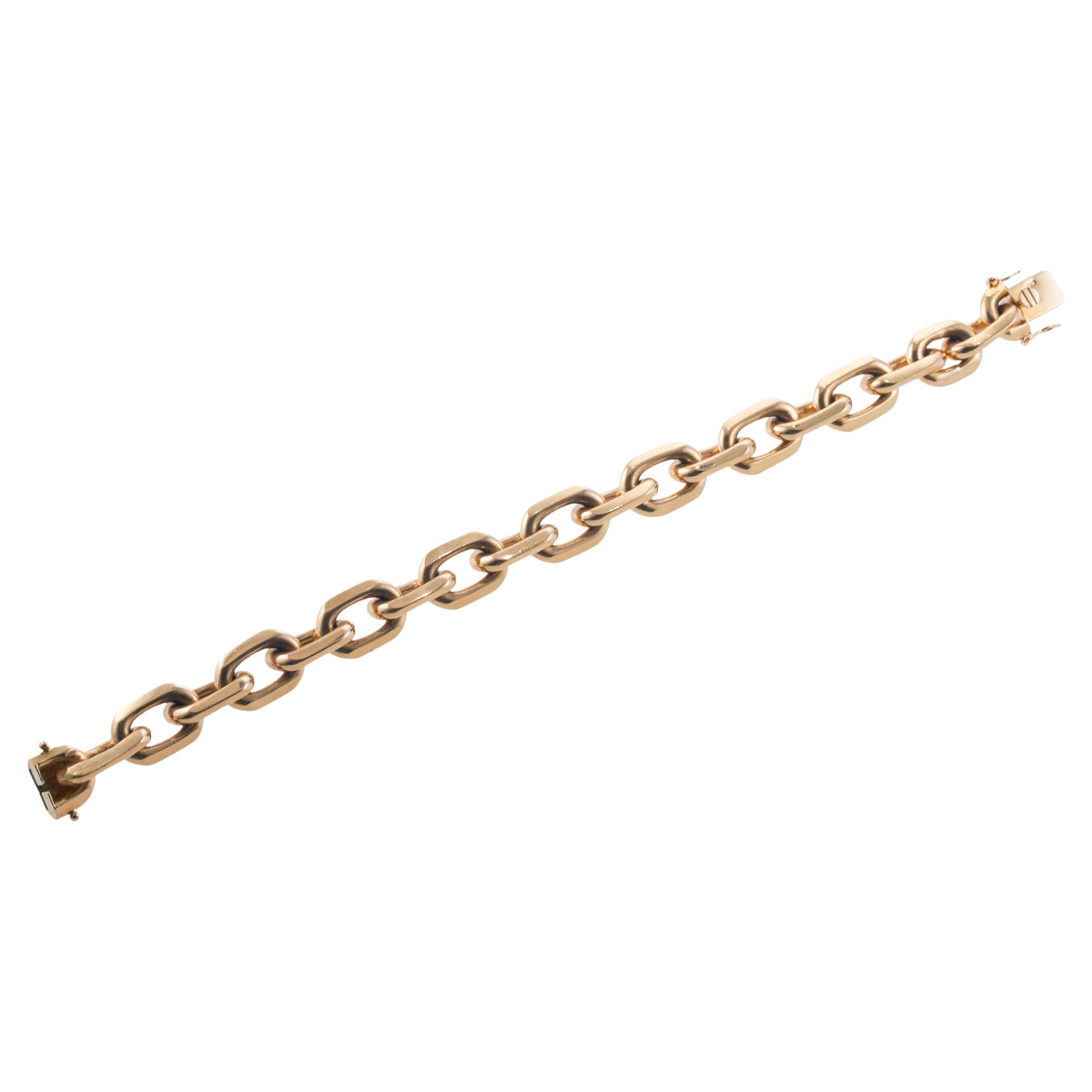 Cartier 1980s Gold Link Bracelet
