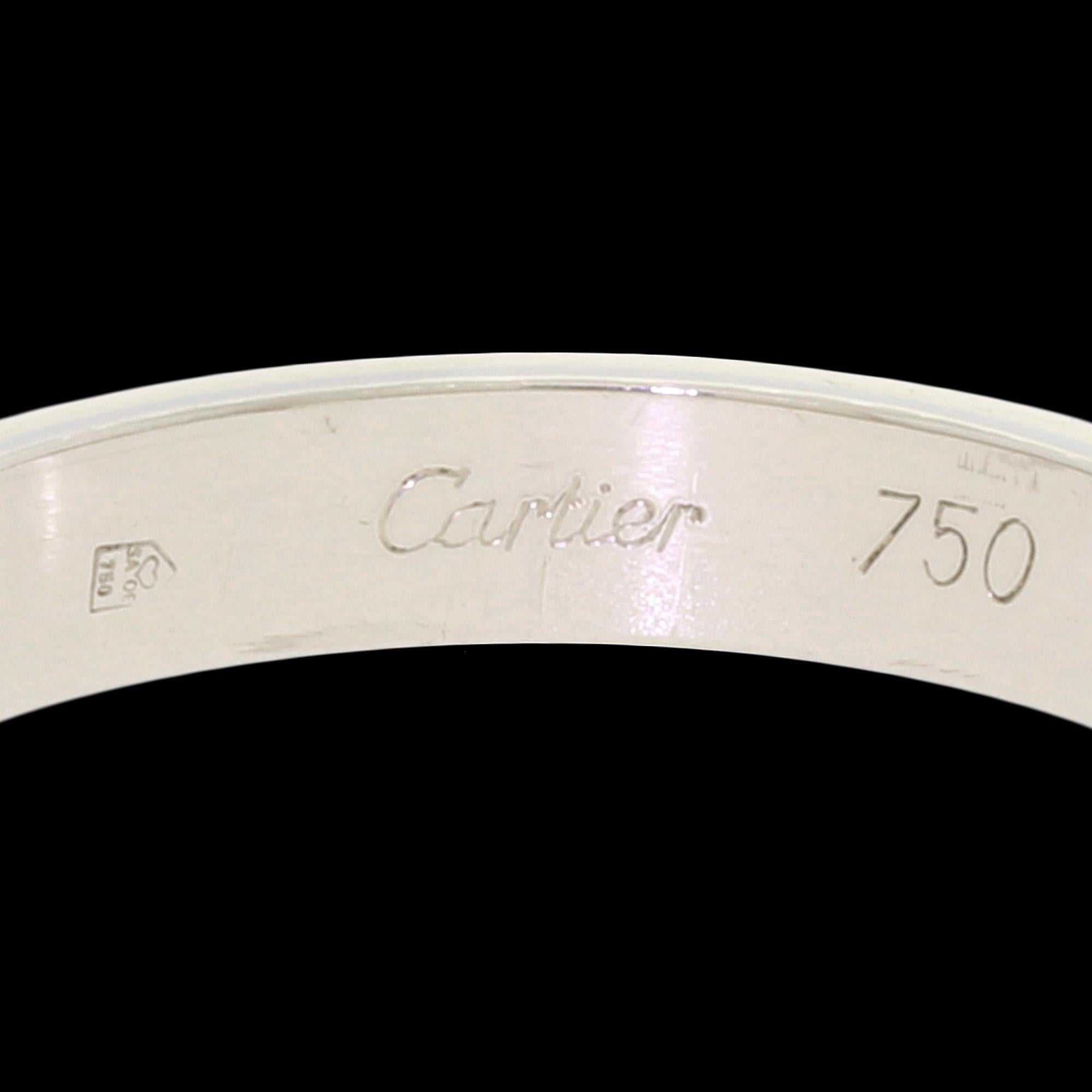Modern Cartier 1988 18 Karat 750 Gold Tri Color Trinity Wedding Band Ring