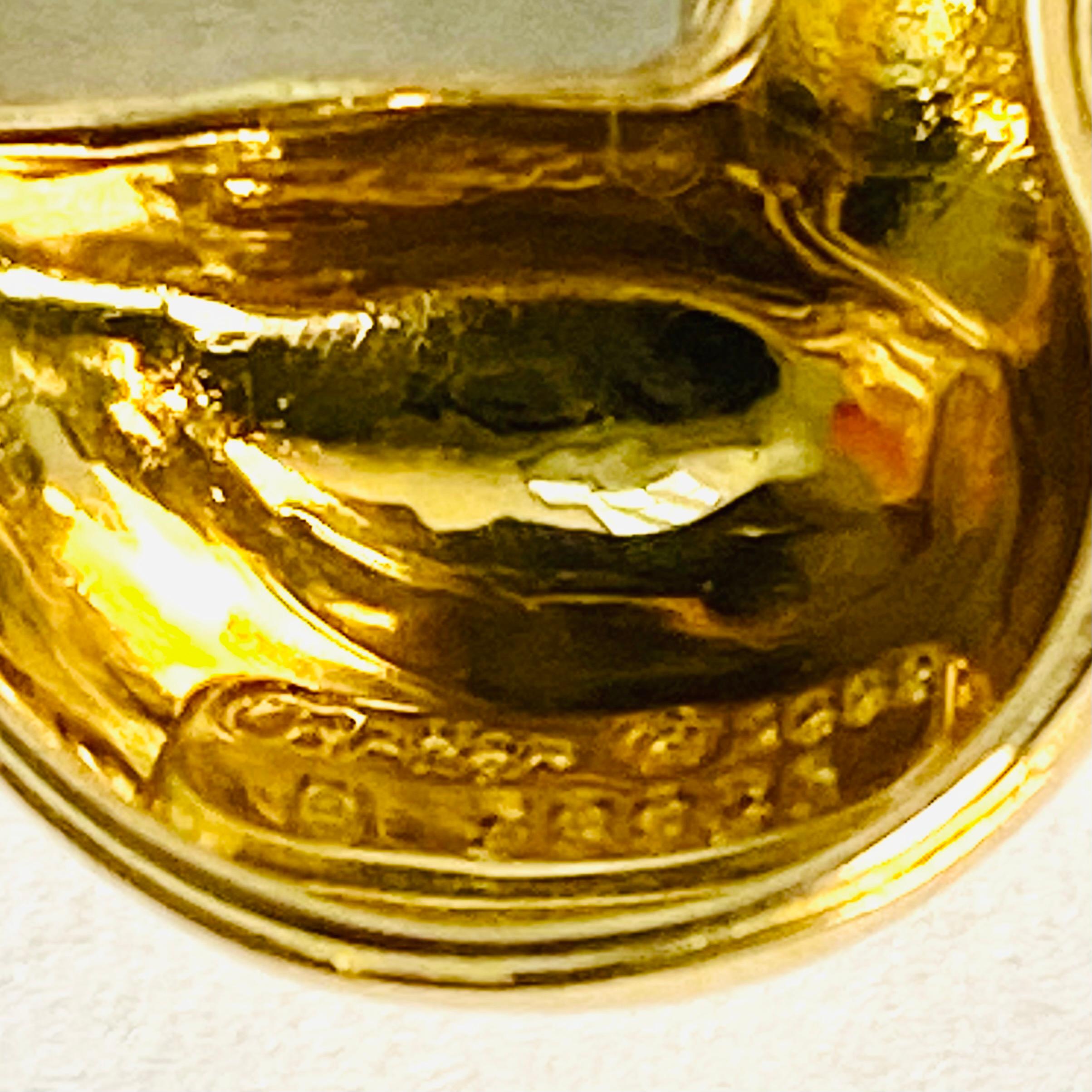 Cartier 1992 Rare 18 Karat Yellow Gold Brooch Depicting Enameled Diamond Duck  For Sale 2