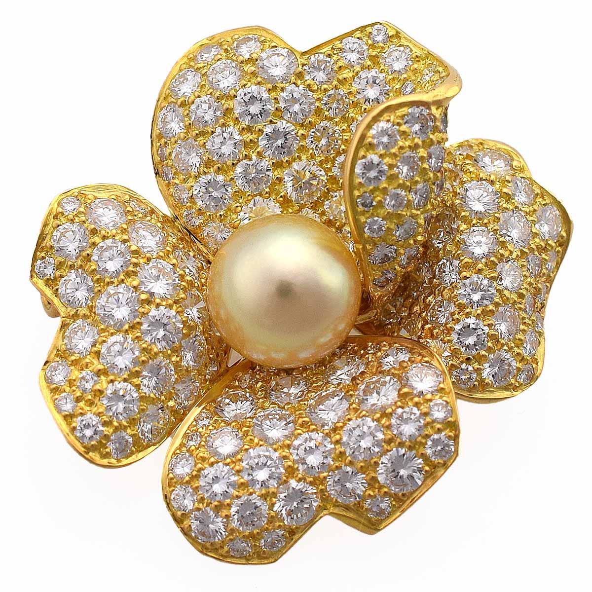Brand:Cartier
Name:Paiva clip brooch
Material:1P pearl, diamond,750 K18 YG yellow gold
Weight:9.9g（Approx)
Size:H25×W30mm / H0.98in×W1.18in（Approx)
Comes with:Cartier Case, Copy of Cartier Repair Certificate (Feb 2021)
Comment:Pearl Diameter