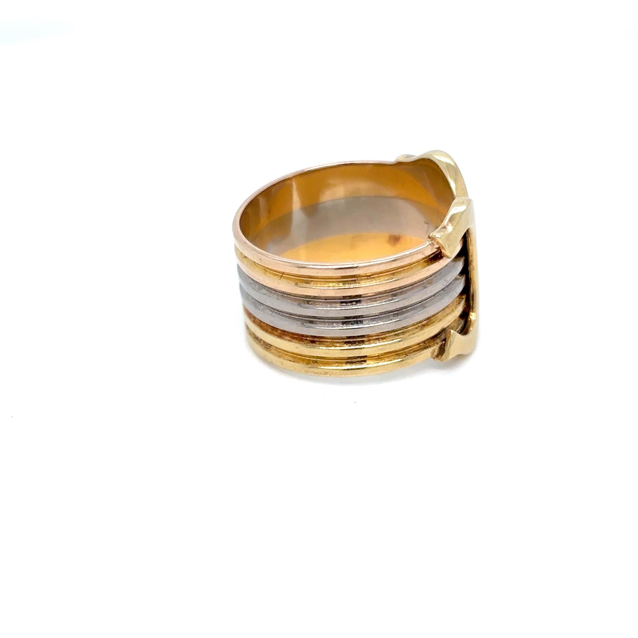 De las mujeres Anillo Cartier 2 C Trinidad Tres Colores Oro en venta