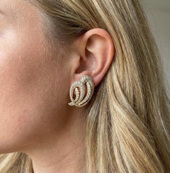 Cartier 20 Carat 18k Yellow Gold Earrings