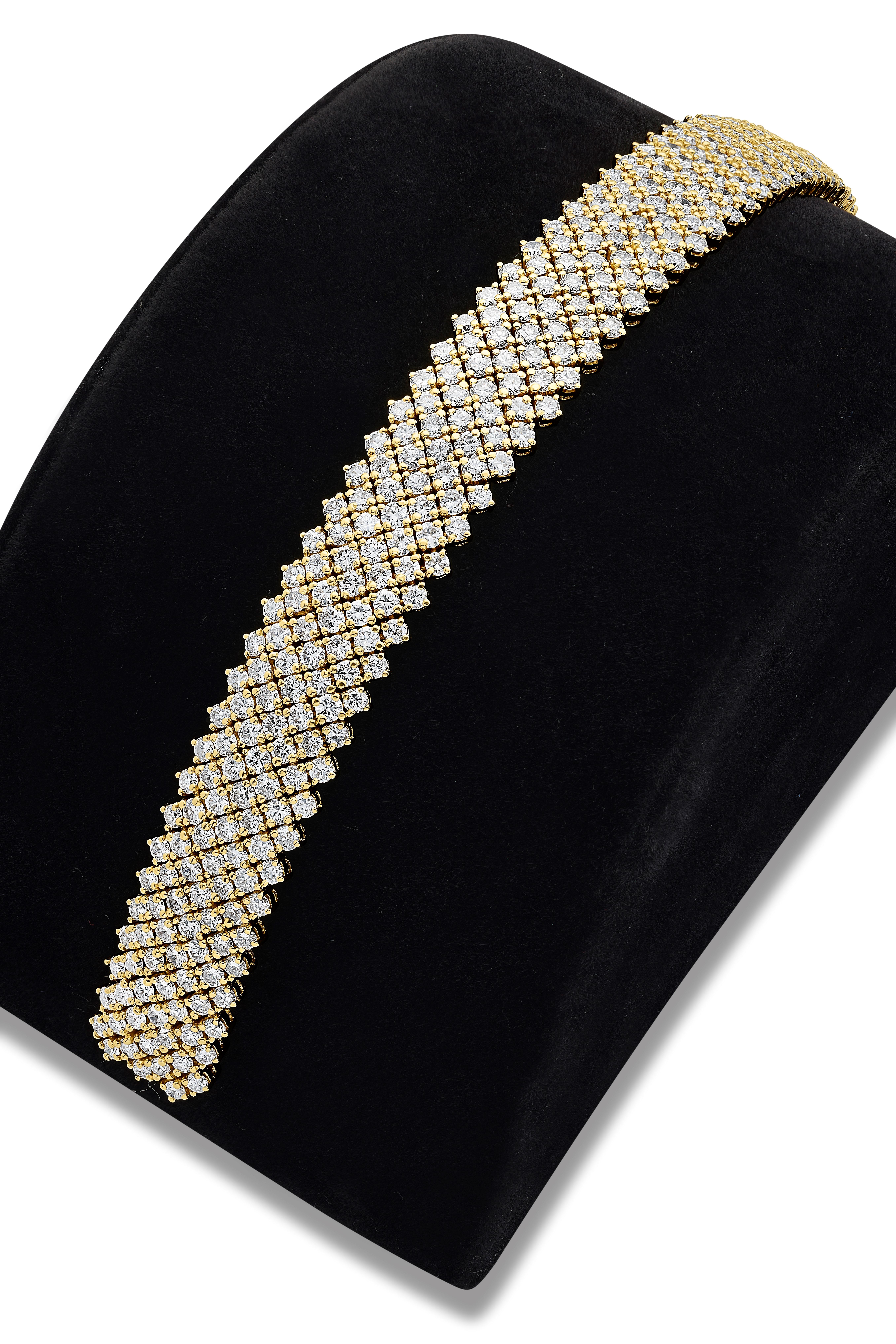 Cartier Eternity-Armband mit 22 Karat Diamanten  in 18K Gelbgold im Zustand „Hervorragend“ im Angebot in Dallas, TX