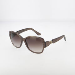 Vintage Cartier Women's Acetate Sunglasses in Purple Tortoiseshell