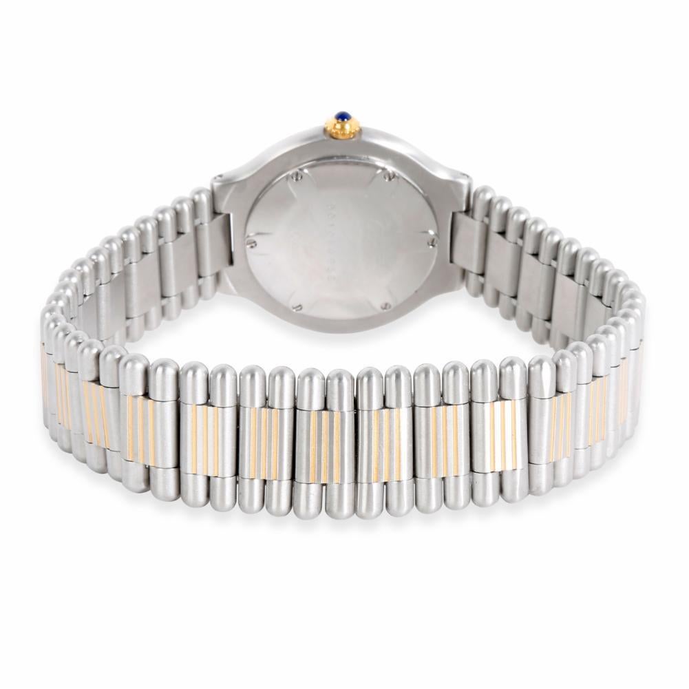 Cartier 21 21 Unisex Watch in Stainless Steel/Gold Plate In Excellent Condition In Miami, FL