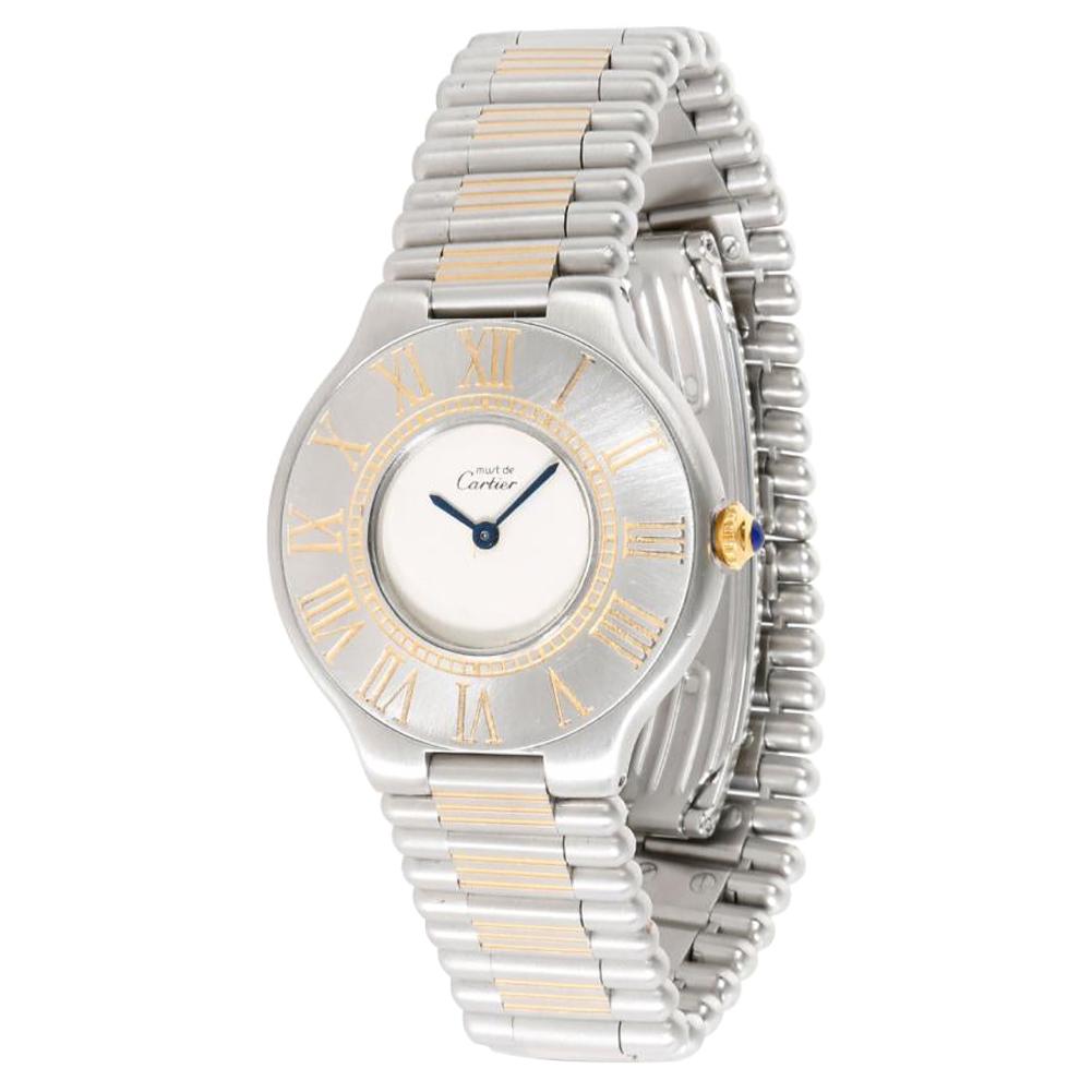Cartier 21 21 Unisex Watch in Stainless Steel/Gold Plate