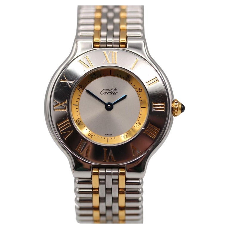 Cartier 21 Must de Cartier 1330 en 1stDibs España reloj must de