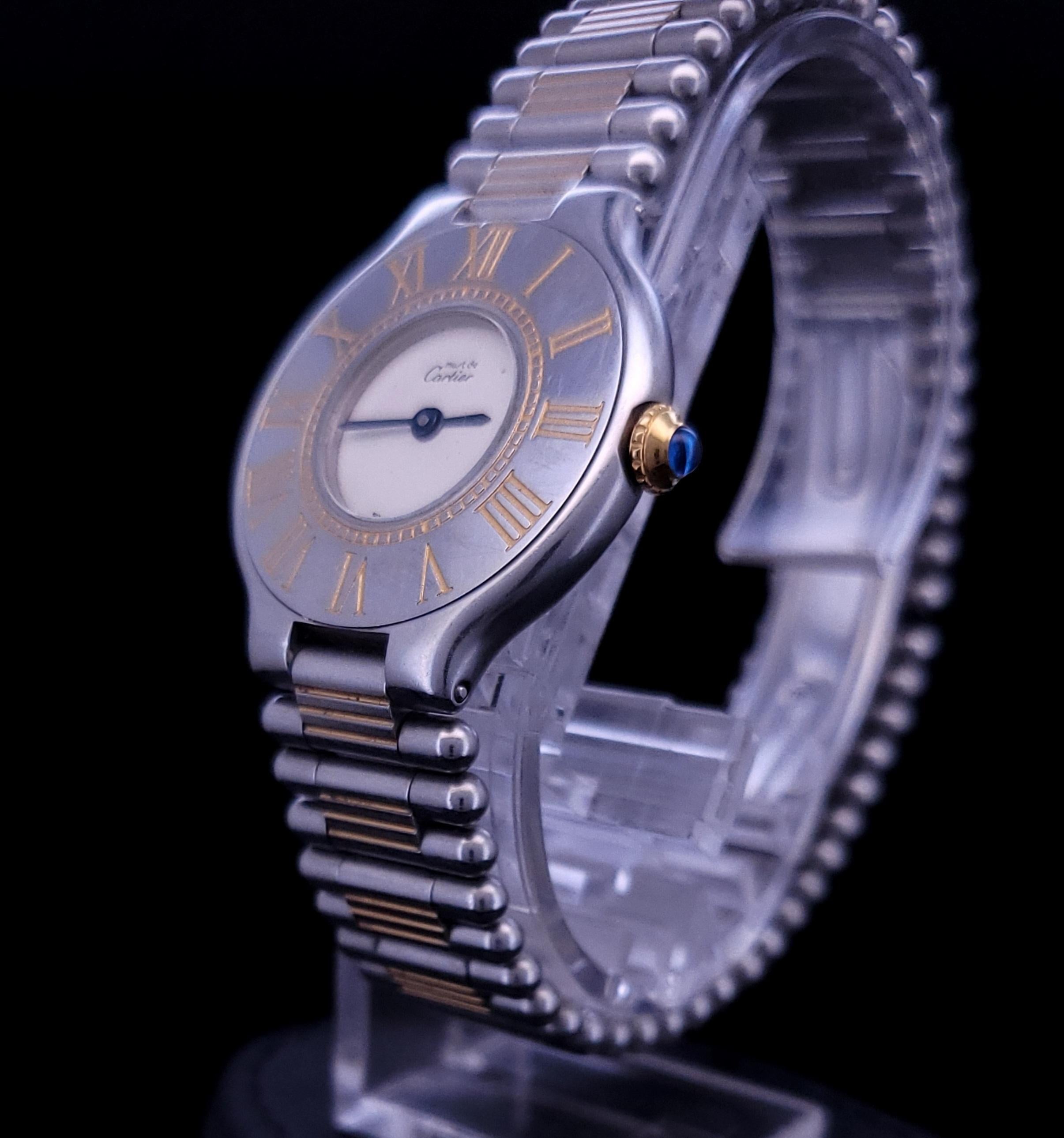 Cartier 21 Must de Cartier 28 mm Acier inoxydable 9010 Montre femme
Pour plus de détails, laissez-nous un message
Modèle       
Must De 21
Numéro de référence
9010
Genre
Unisexe
Métal
Acier inoxydable
Taille de l'affaire
28mm
Taille du poignet
Cette