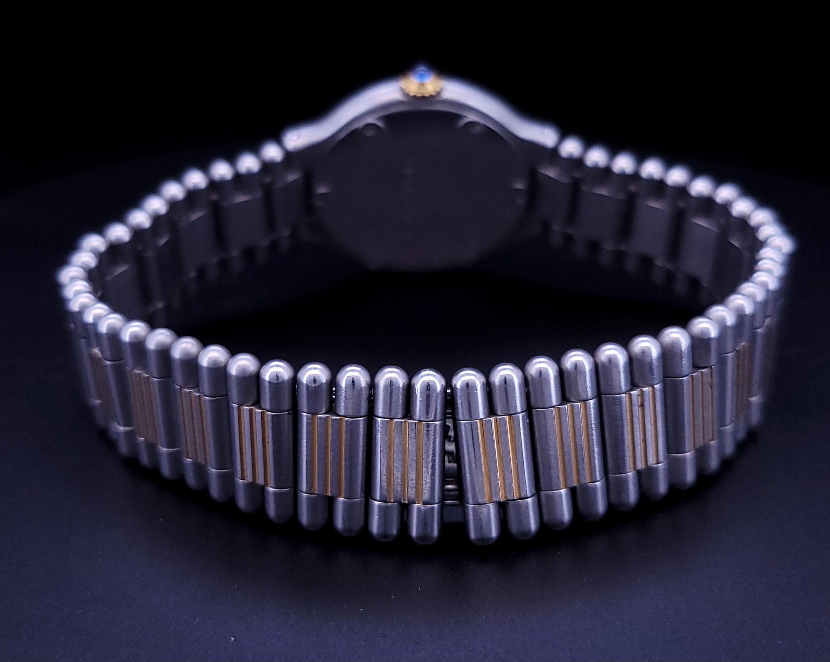 Cartier 21 Must de Cartier 28 mm Acier inoxydable 9010 Montre femme en vente 2