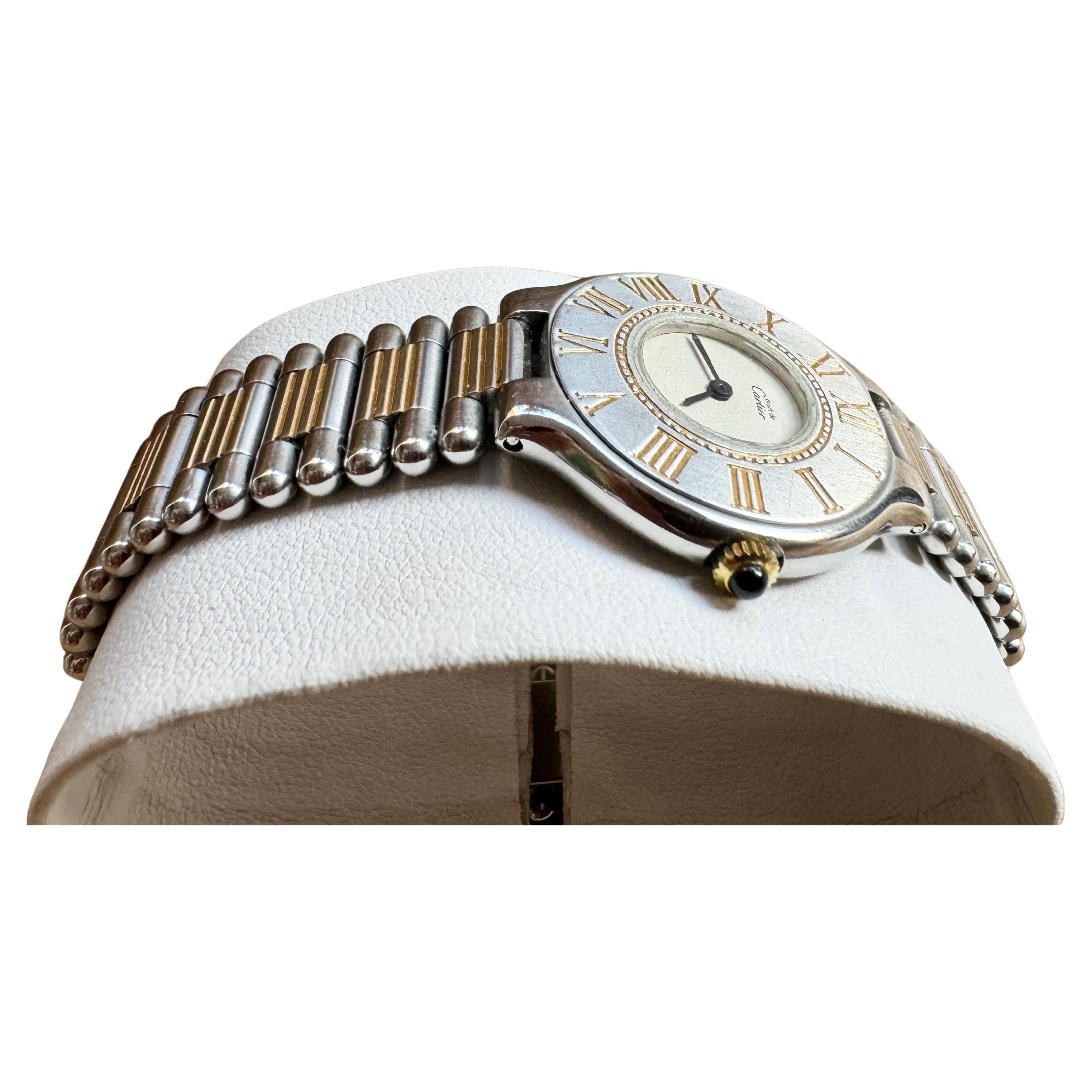 Cartier 21 Must de Cartier 28mm Steel & Gold Ref.9010 Watch