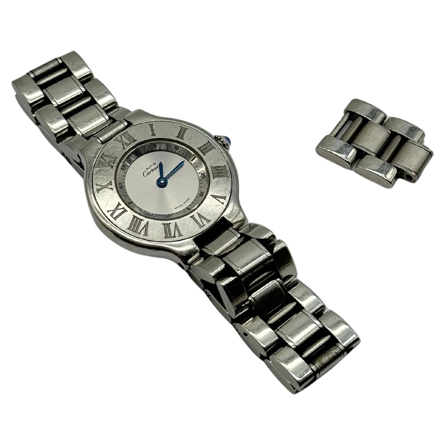 Cartier 21 Must de Cartier Ref.1340 For Sale 8