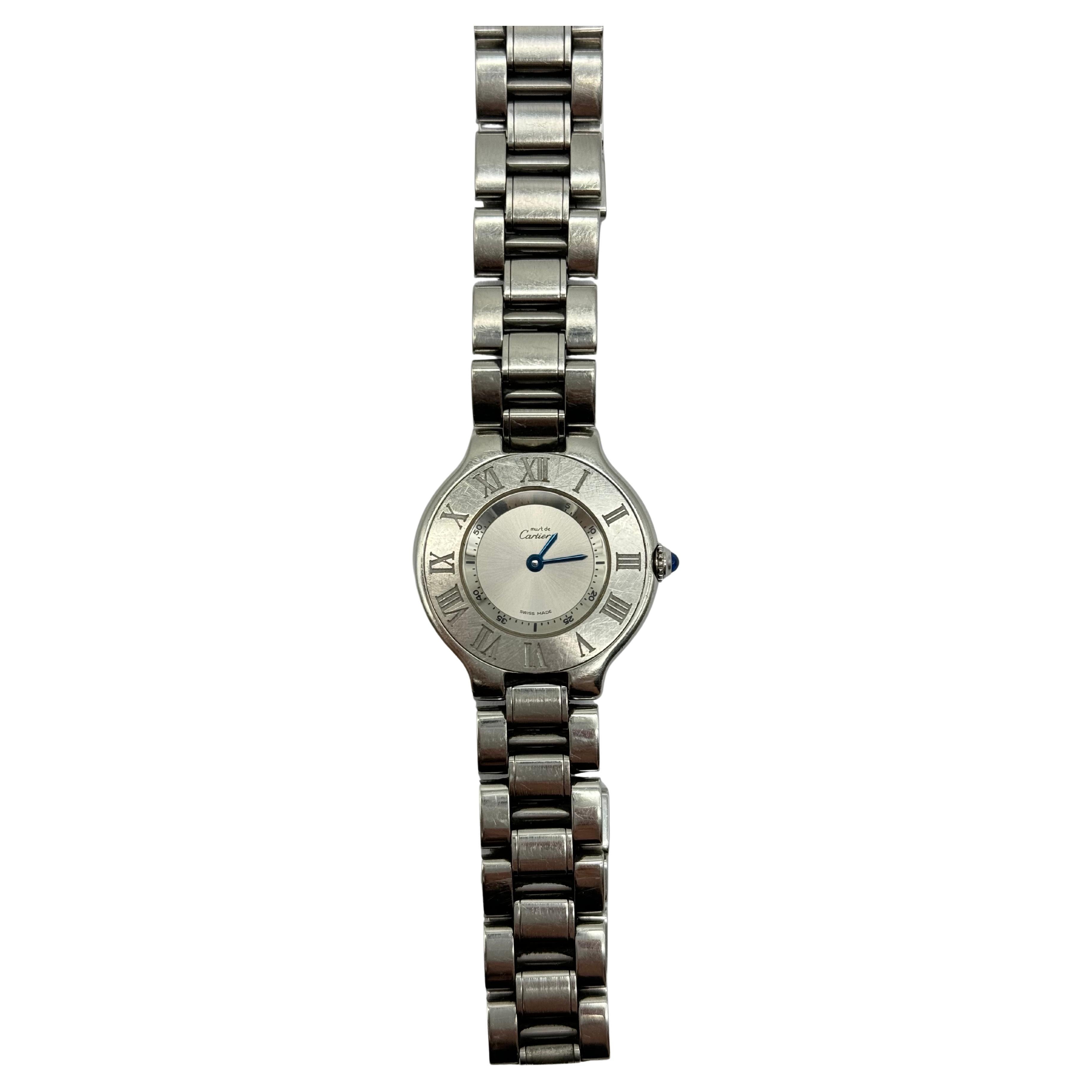 Aesthetic Movement Cartier 21 Must de Cartier Ref.1340 For Sale