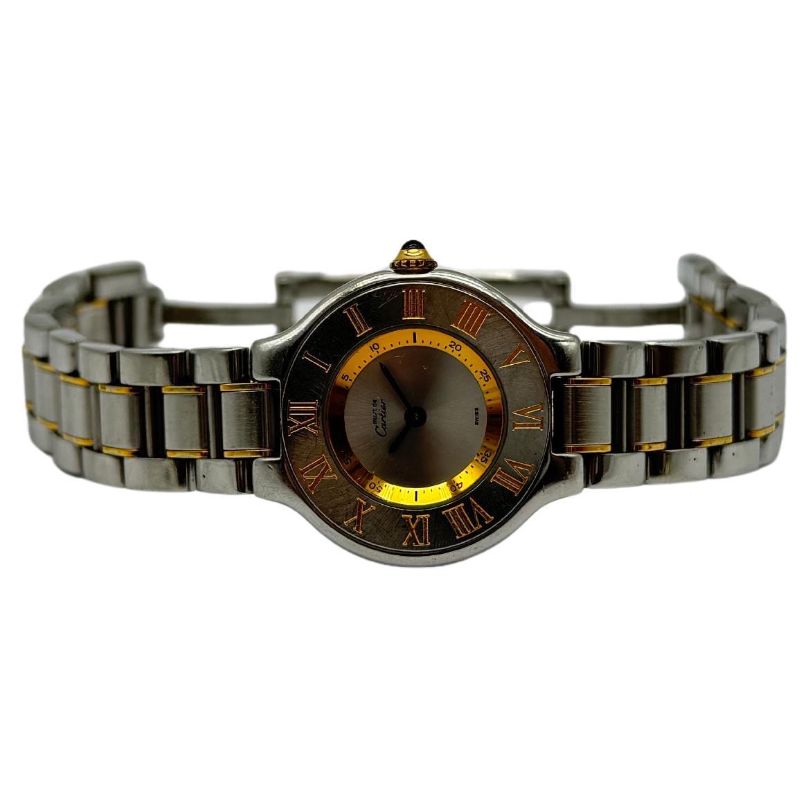 Aesthetic Movement Cartier 21 Must de Cartier Ref.1340 For Sale