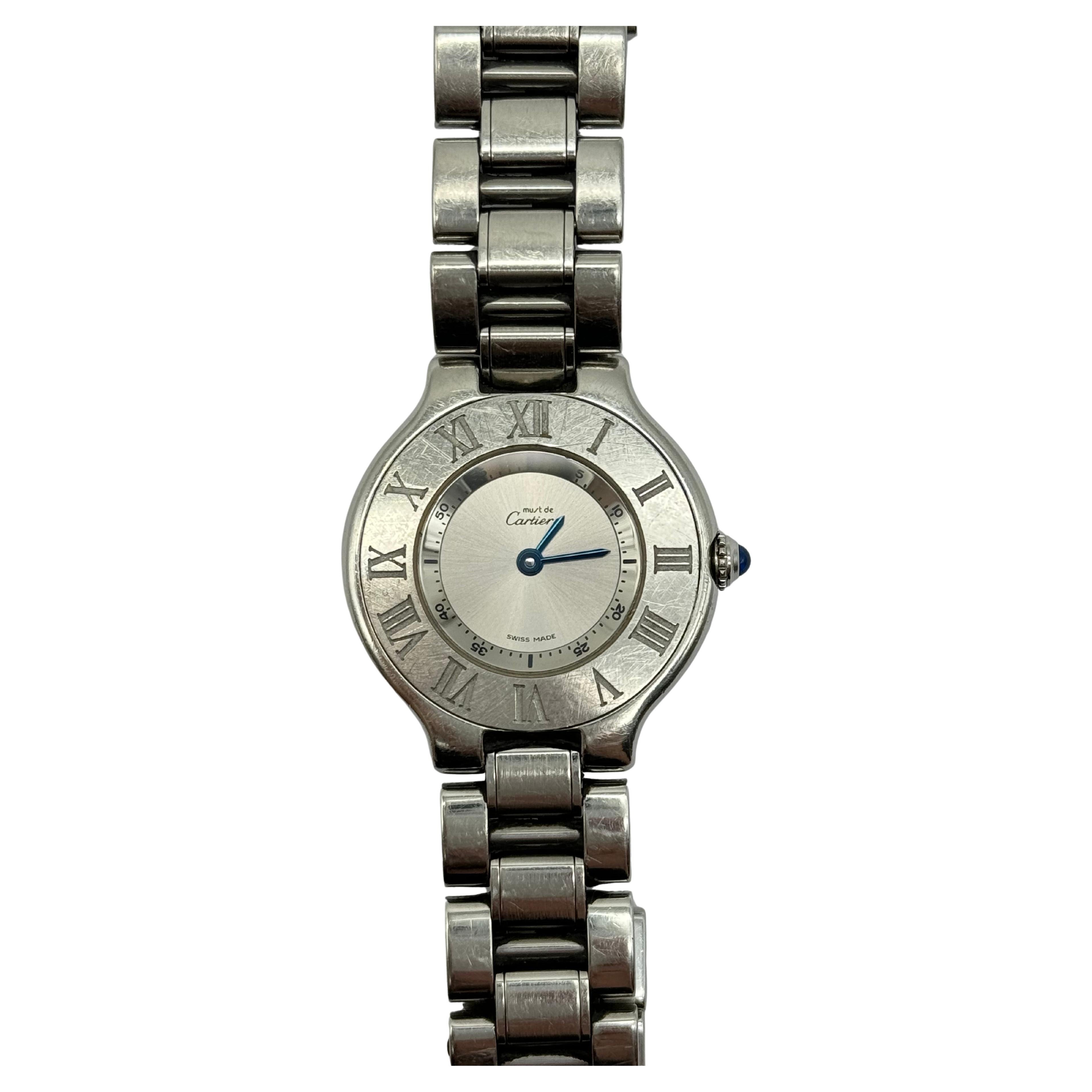 Cartier 21 Must de Cartier Ref.1340 In Good Condition For Sale In Berlin, BE