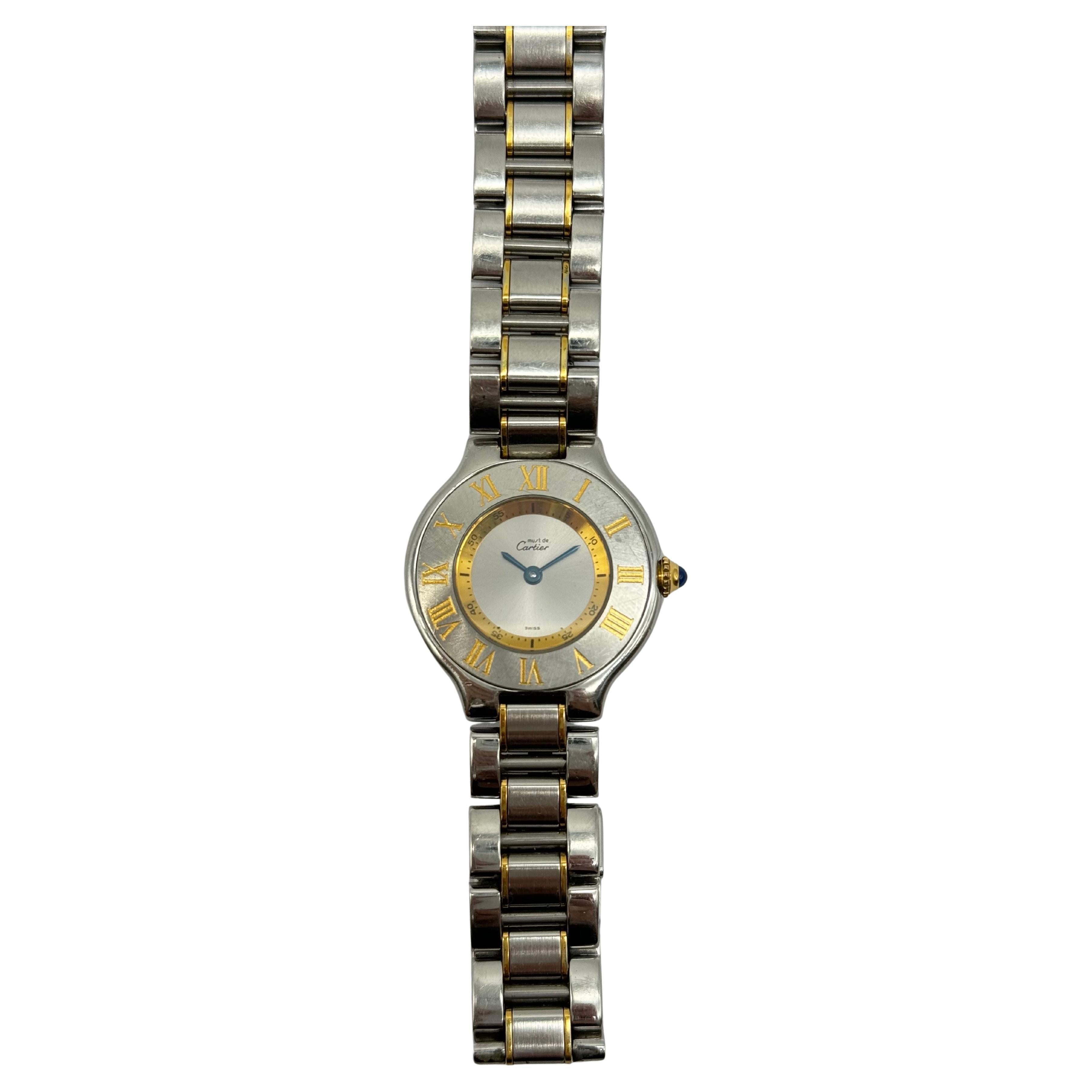 Cartier 21 Must de Cartier Ref.1340 For Sale 1