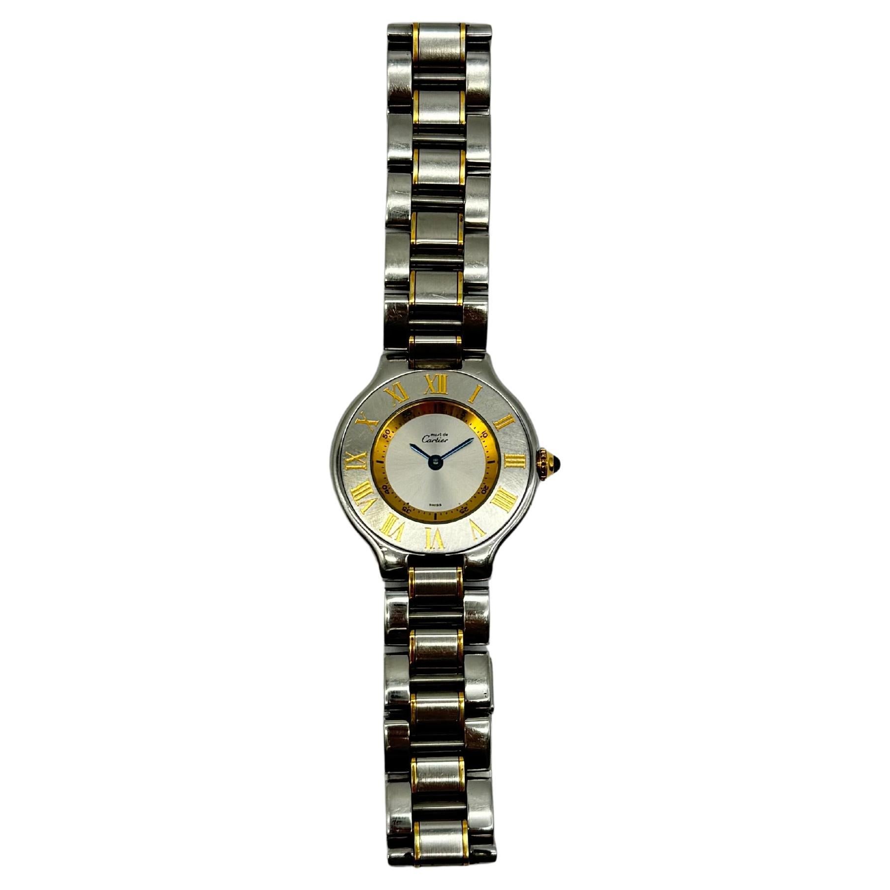 Cartier 21 Must de Cartier Ref.1340 For Sale 2