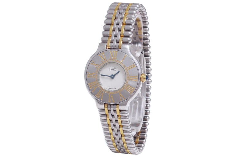 Reloj de pulsera Cartier 21 Must de Cartier, 28 mm Acero y Oro