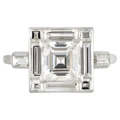 Cartier 2.11 Carat GIA Diamond Cluster Ring, circa 1930