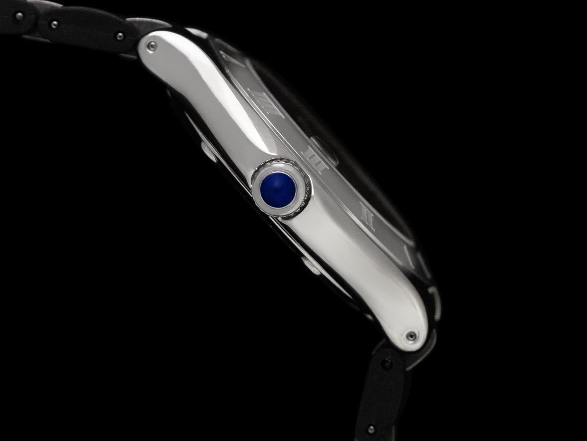 Men's Cartier 21C Mens Autoscaph Automatic Watch, Ref. 2427 - Stainless Steel For Sale