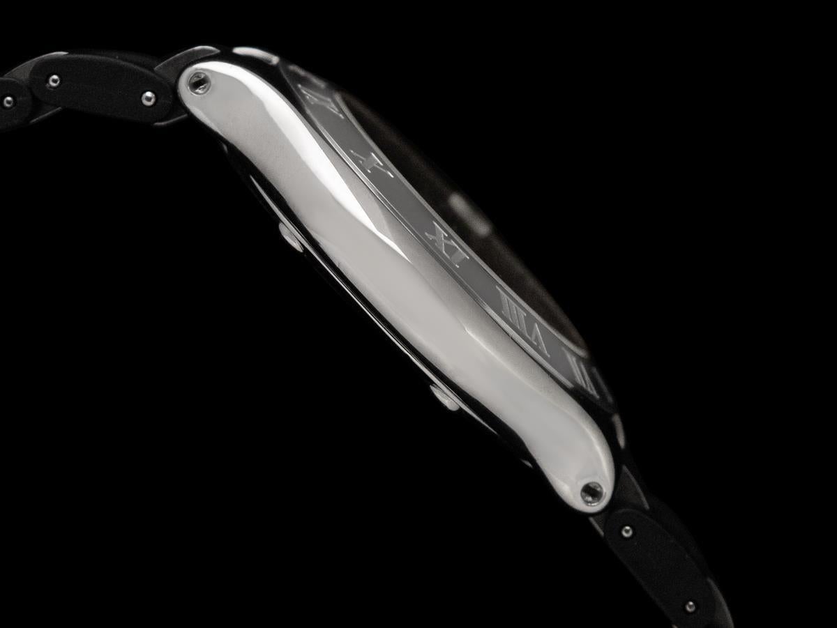 Cartier 21C Mens Autoscaph Automatic Watch, Ref. 2427 - Stainless Steel For Sale 1