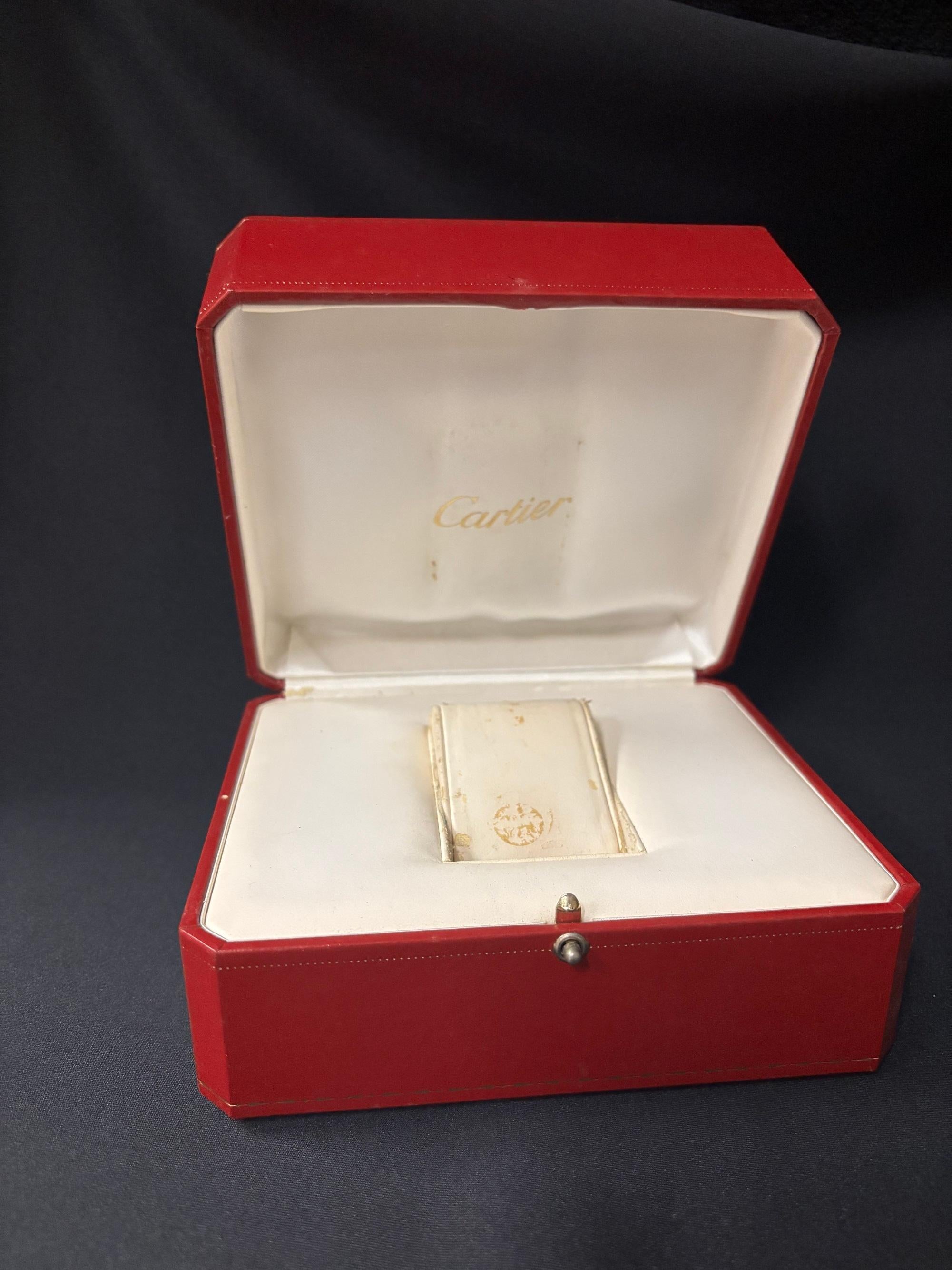 Cartier 21C Mens Autoscaph Automatic Watch, Ref. 2427 - Stainless Steel For Sale 4